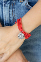 Badlands Botany - Red Bracelet Paparazzi