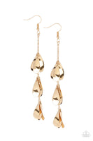 Arrival CHIME - Gold Earrings Paparazzi