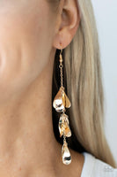 Arrival CHIME - Gold Earrings Paparazzi