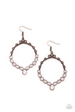 Thai Treasures - Copper Earrings Paparazzi