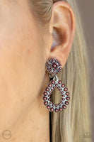 Discerning Droplets - Brown Pearl Earrings Paparazzi