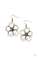 Petal Power - Brass Earrings Paparazzi