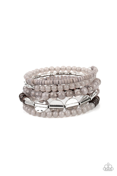 Free-Spirited Spiral - Silver Bracelet Paparazzi