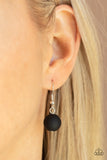 Sea Glass Wanderer - Black Necklace Paparazzi