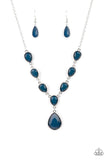 Party Paradise - Blue Necklace Paparazzi