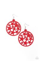 Cosmic Paradise - Red Star Earrings Paparazzi