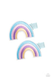 Follow Your Rainbow - Blue Hair Clips Paparazzi
