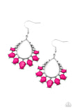 Flamboyant Ferocity - Pink Earrings Paparazzi