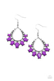 Flamboyant Ferocity - Purple Earrings Paparazzi