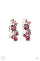 Cosmic Celebration - Pink Clip-on Earrings Paparazzi