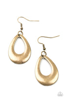 All Allure, All The Time - Brass Earrings Paparazzi