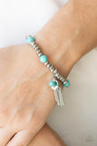 Whimsically Wanderlust - Blue Turquoise Bracelet Paparazzi