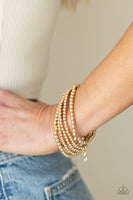 American All-Star - Gold Bracelet Paparazzi