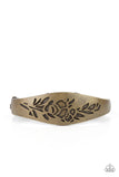 Fond of Florals - Brass Bracelet Paparazzi