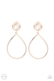 Fairytale Finish - Rose Gold Clip On Earrings Paparazzi