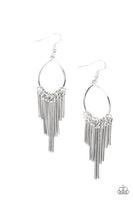 Mood Swing - Silver Earrings Paparazzi