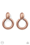 Ancient Artisan - Copper Clip On Earrings Paparazzi