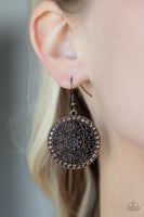 Bollywood Ballroom - Copper Earrings Paparazzi