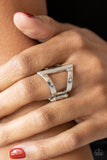 Rebel Edge - Silver Ring Paparazzi