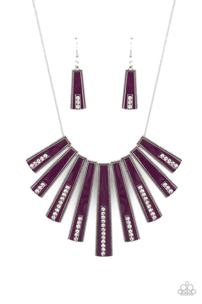 FAN-tastically Deco - Purple Necklace Paparazzi
