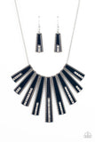 FAN-tastically Deco - Blue Necklace Paparazzi