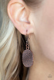 Industrial Wave - Copper Necklace Paparazzi