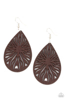 Sunny Incantations - Brown Earrings Paparazzi