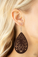 Sunny Incantations - Brown Earrings Paparazzi