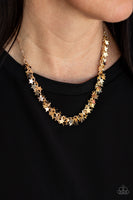 Starry Anthem - Gold Star Necklace Paparazzi