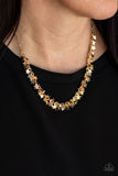 Starry Anthem - Gold Star Necklace Paparazzi