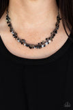 Starry Anthem - Black Star Necklace Paparazzi