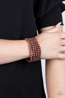 A Pearly Affair - Brown Pearl Bracelet Paparazzi