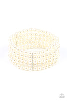 A Pearly Affair - White Bracelet Paparazzi