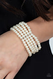 A Pearly Affair - White Bracelet Paparazzi