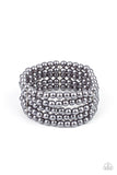 A Pearly Affair - Silver Pearl Bracelet Paparazzi