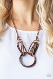 Lip Sync Links - Copper Necklace Paparazzi