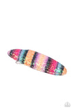 Rainbow Pop Summer - Multi-Colored Hair Clip Paparazzi