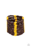 Tropical Trendsetter - Yellow Bracelet Paparazzi