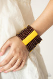 Tropical Trendsetter - Yellow Bracelet Paparazzi