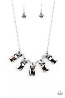 Celestial Royal - Silver Necklace Paparazzi