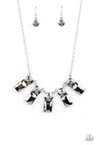 Celestial Royal - Silver Necklace Paparazzi