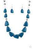 Tenaciously Tangy - Blue Necklace Paparazzi
