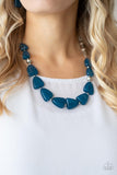 Tenaciously Tangy - Blue Necklace Paparazzi