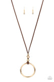 BLING Into Focus - Brown Necklace Paparazzi