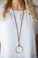 BLING Into Focus - Brown Necklace Paparazzi