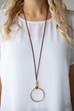 BLING Into Focus - Brown Necklace Paparazzi