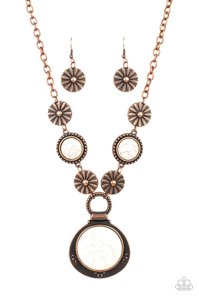 Saguaro Garden - Copper Necklace Paparazzi