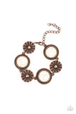 Fredonia Flower Patch - Copper Bracelet Paparazzi