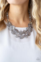 Beach Day Demure - Silver Necklace Paparazzi