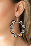 Groovy Gardens - Brown Earrings Paparazzi